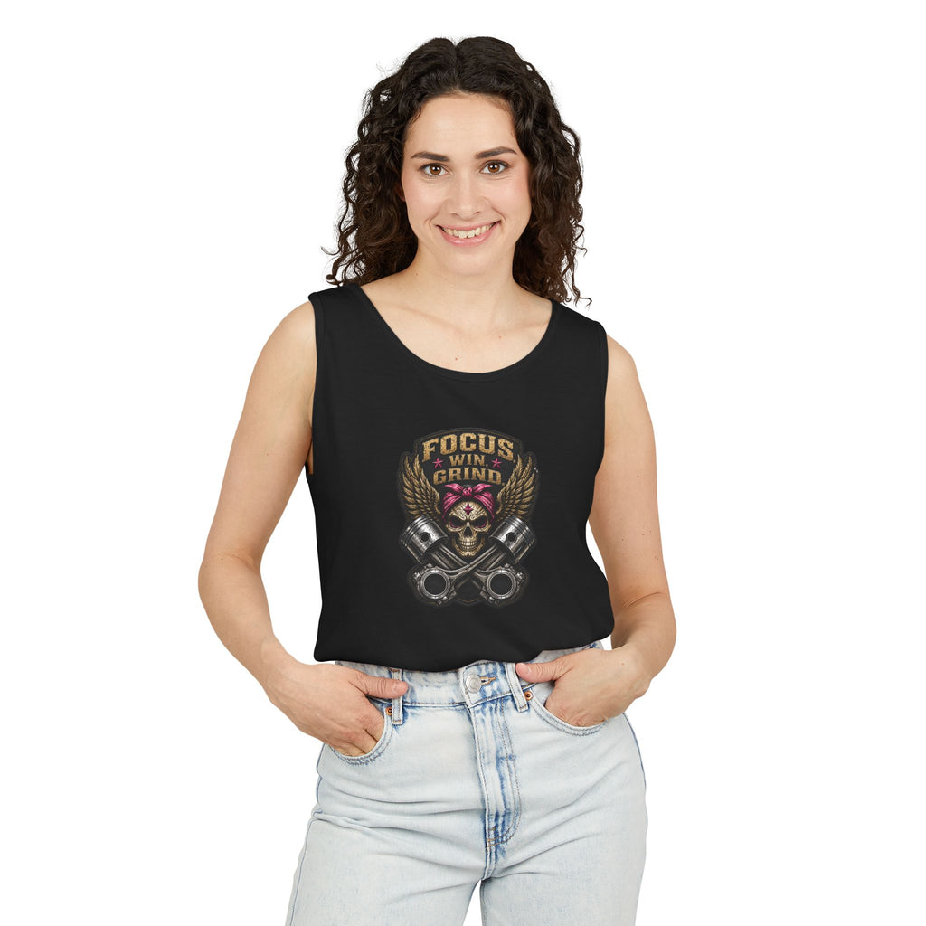 Focus. Win. Grind. Rider Tank