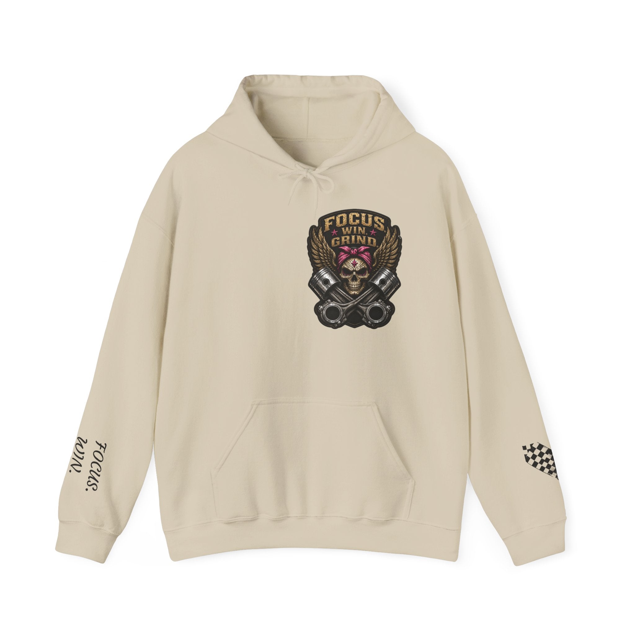 Focus. Win. Grind. Heavy Hoodie