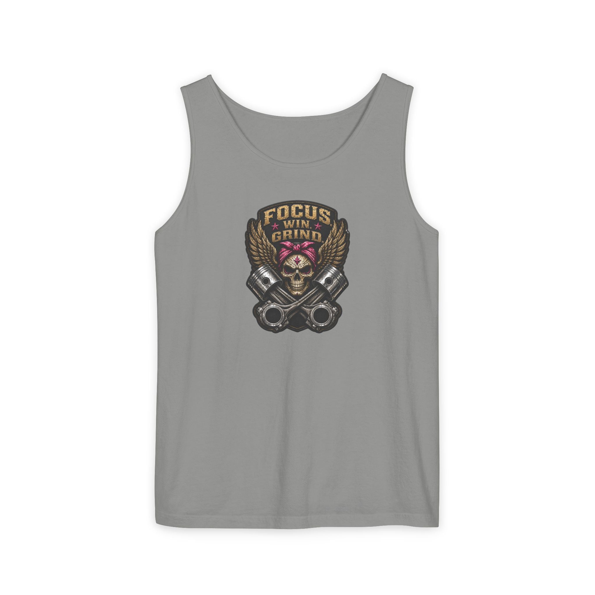 Focus. Win. Grind. Rider Tank