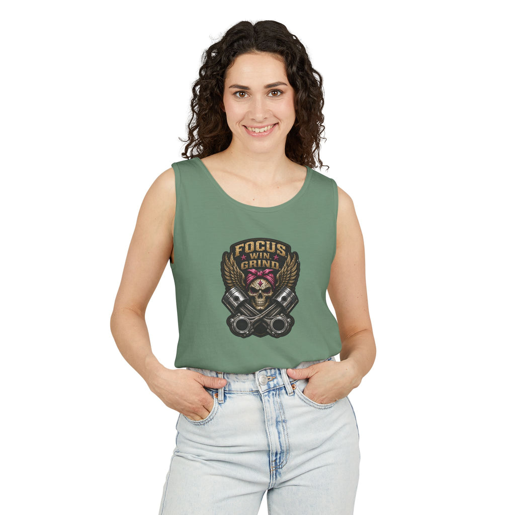 Focus. Win. Grind. Rider Tank
