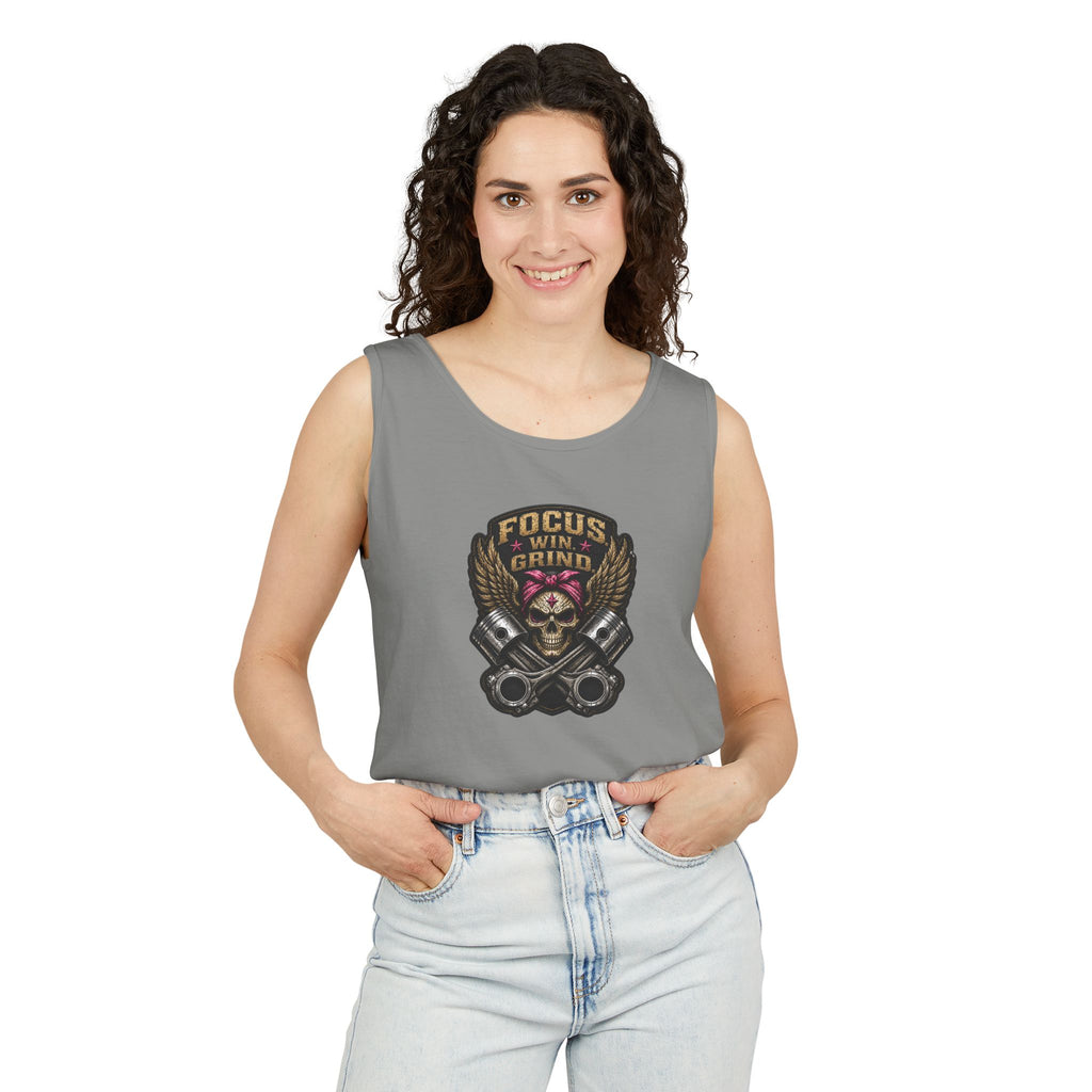 Focus. Win. Grind. Rider Tank