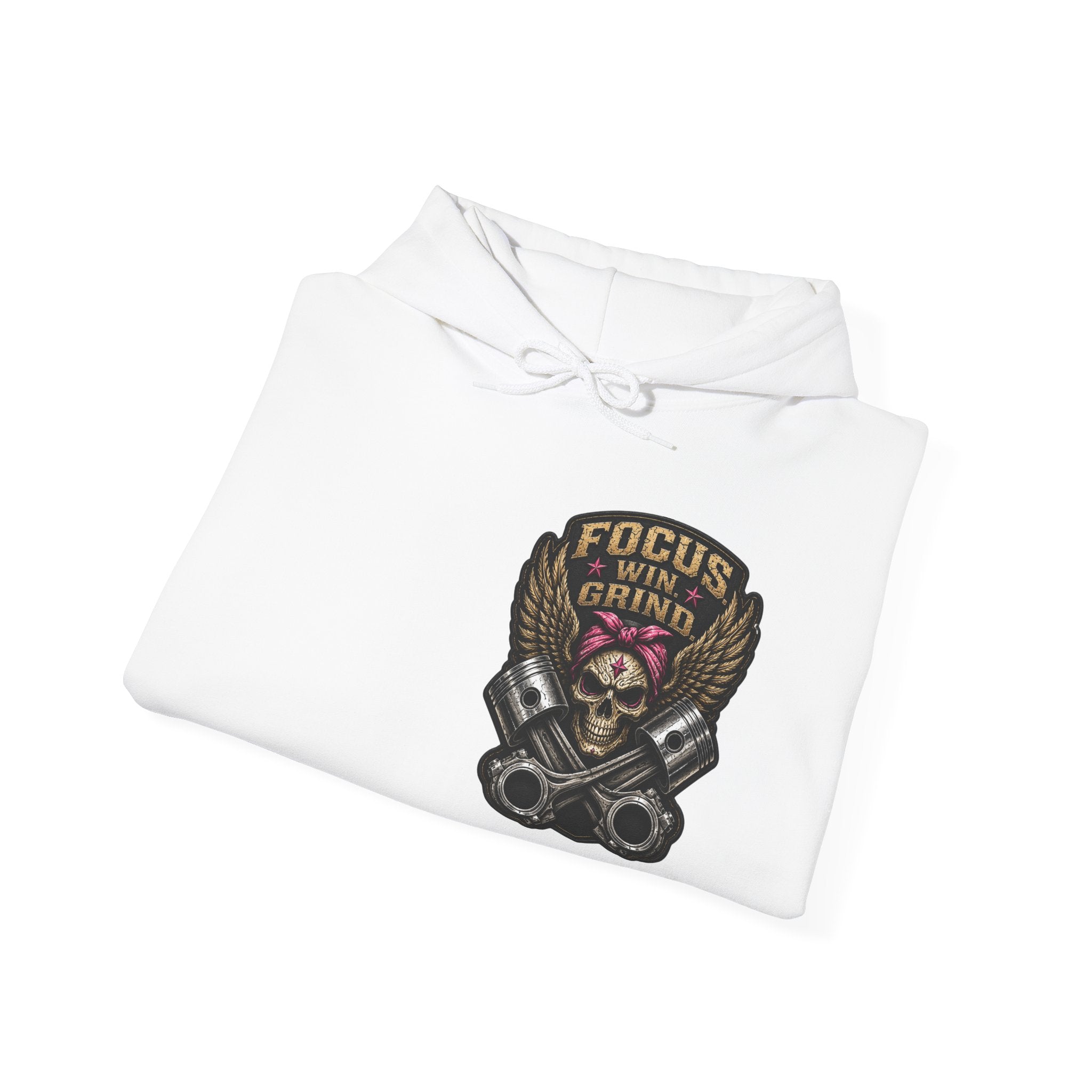 Focus. Win. Grind. Heavy Hoodie