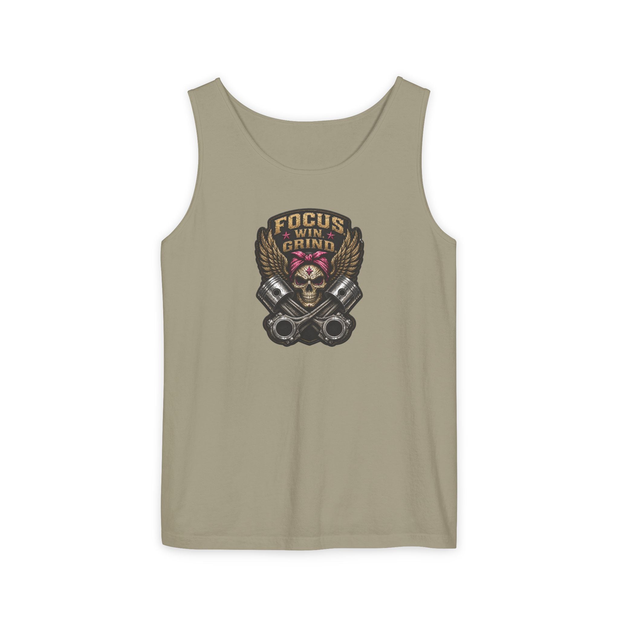 Focus. Win. Grind. Rider Tank
