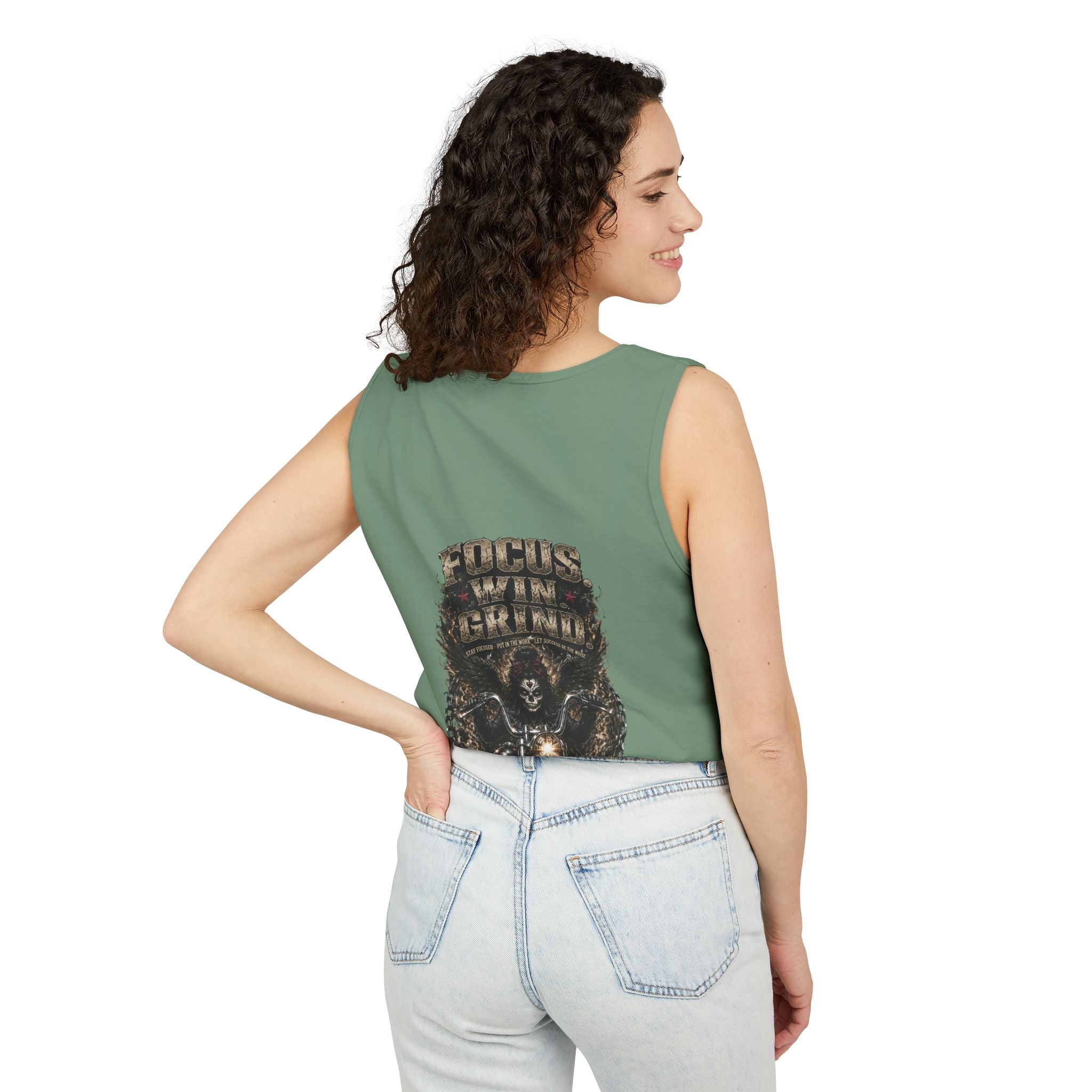 Focus. Win. Grind. Rider Tank