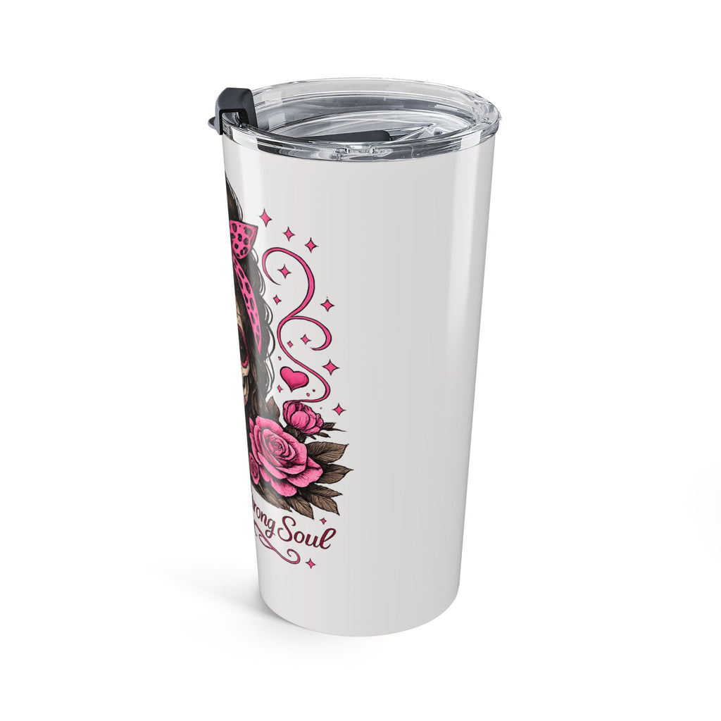 Pretty Face. Strong Soul. 20 oz Skinny Tumbler