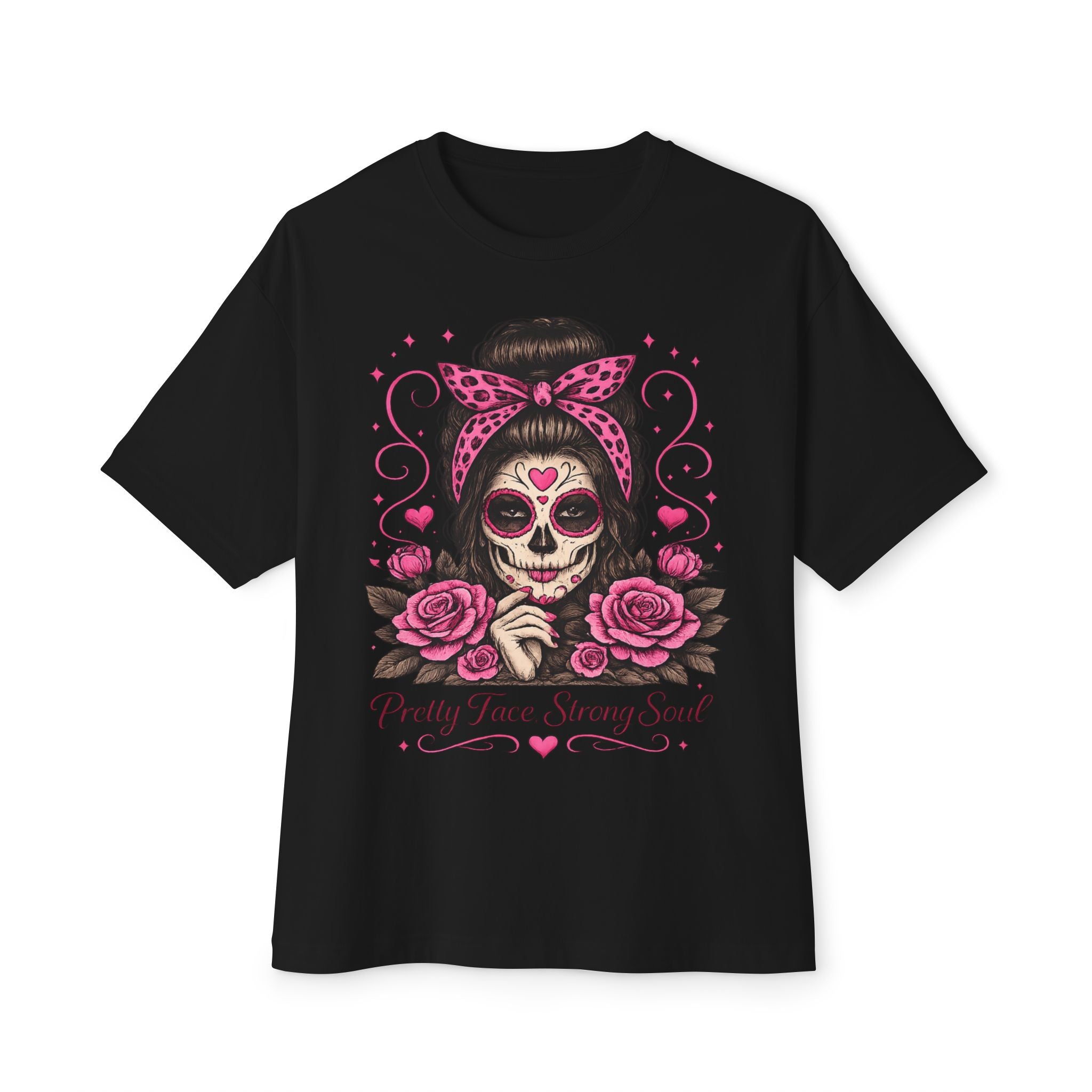 Pretty Face. Strong Soul. Oversize Tee