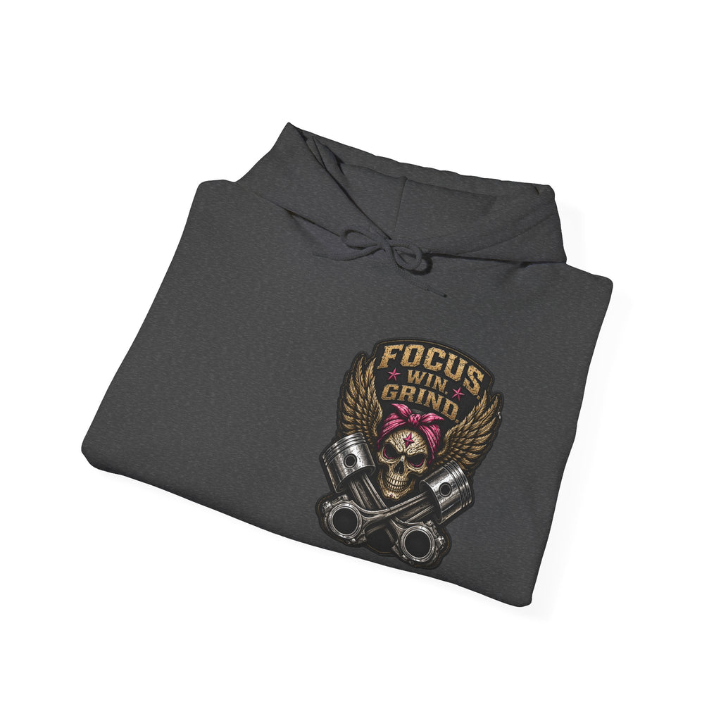 Focus. Win. Grind. Heavy Hoodie