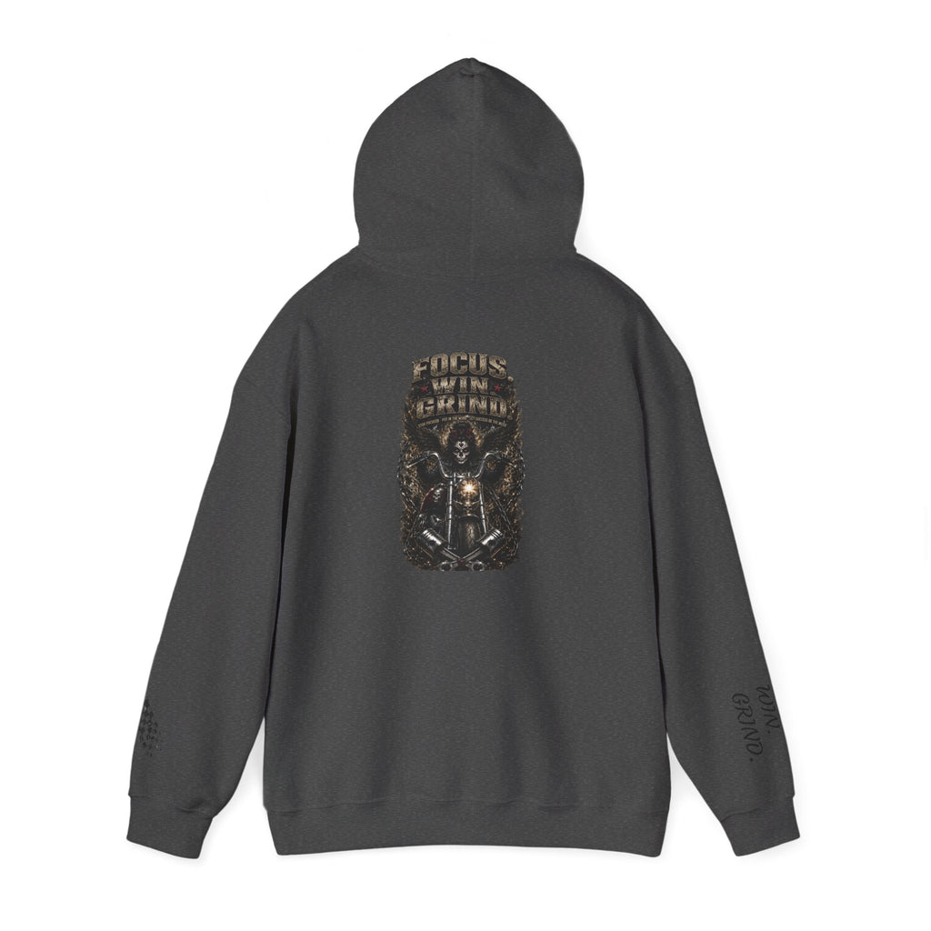 Focus. Win. Grind. Heavy Hoodie