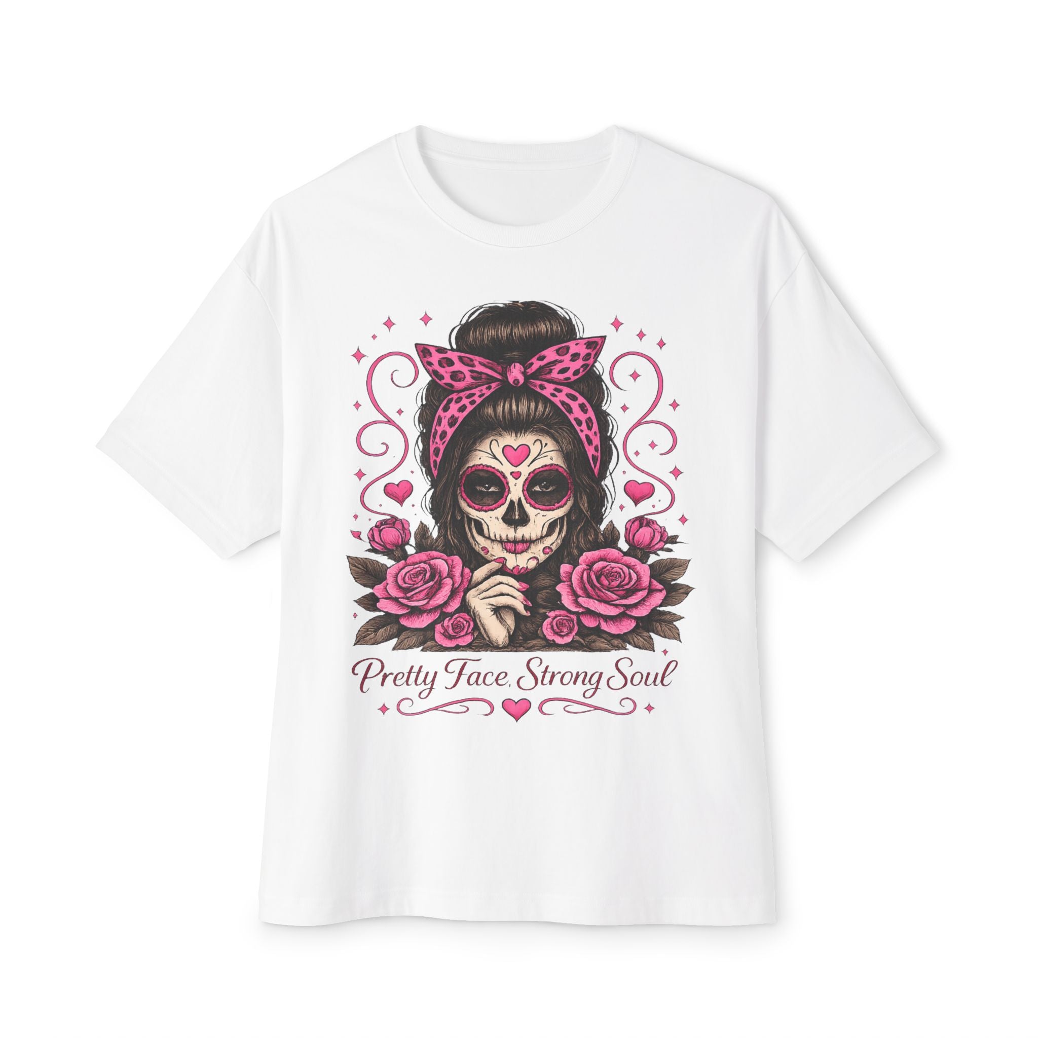 Pretty Face. Strong Soul. Oversize Tee