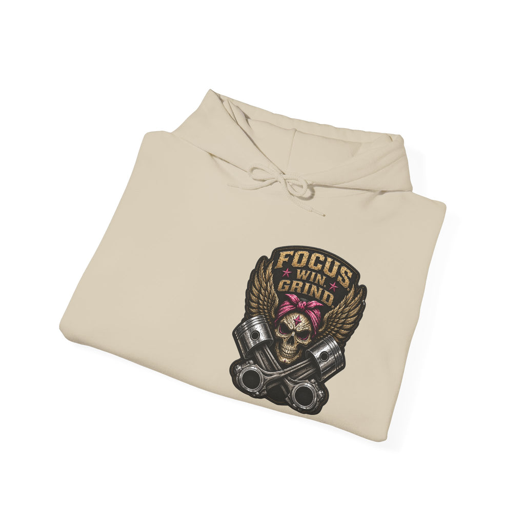 Focus. Win. Grind. Heavy Hoodie