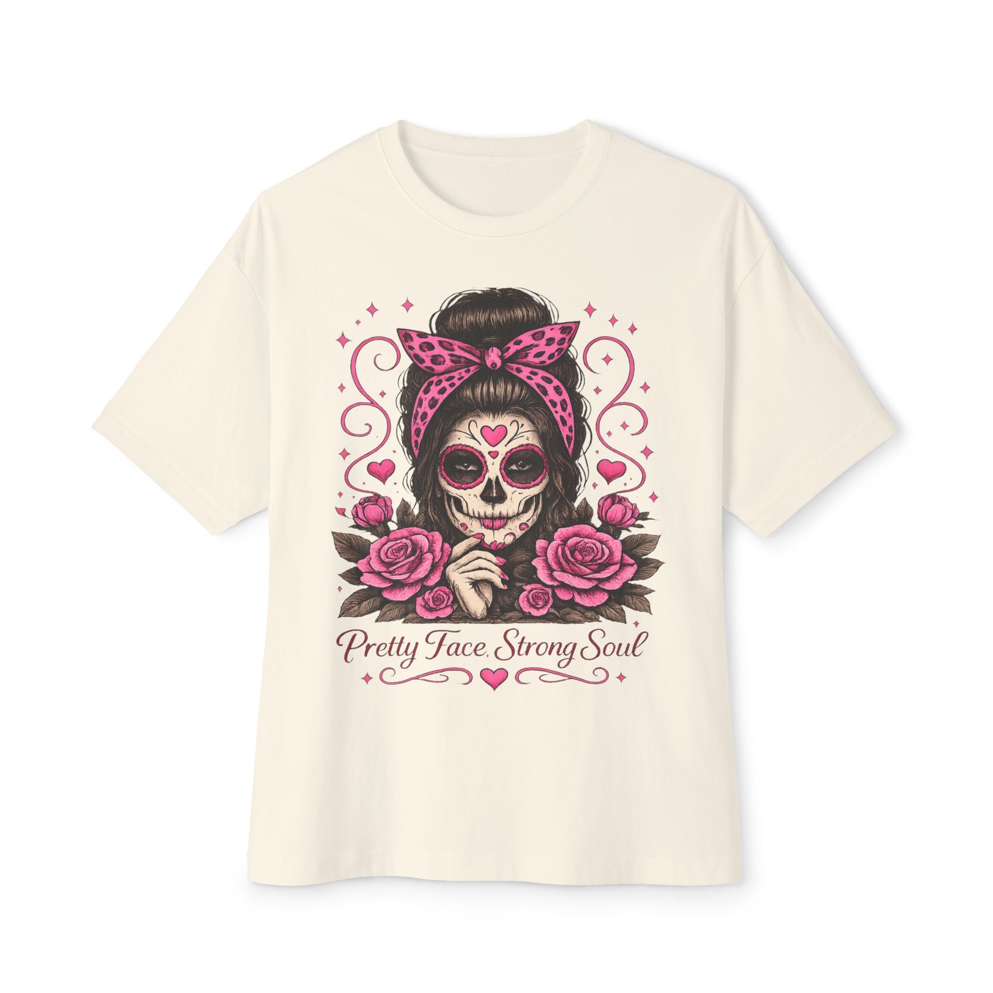 Pretty Face. Strong Soul. Oversize Tee