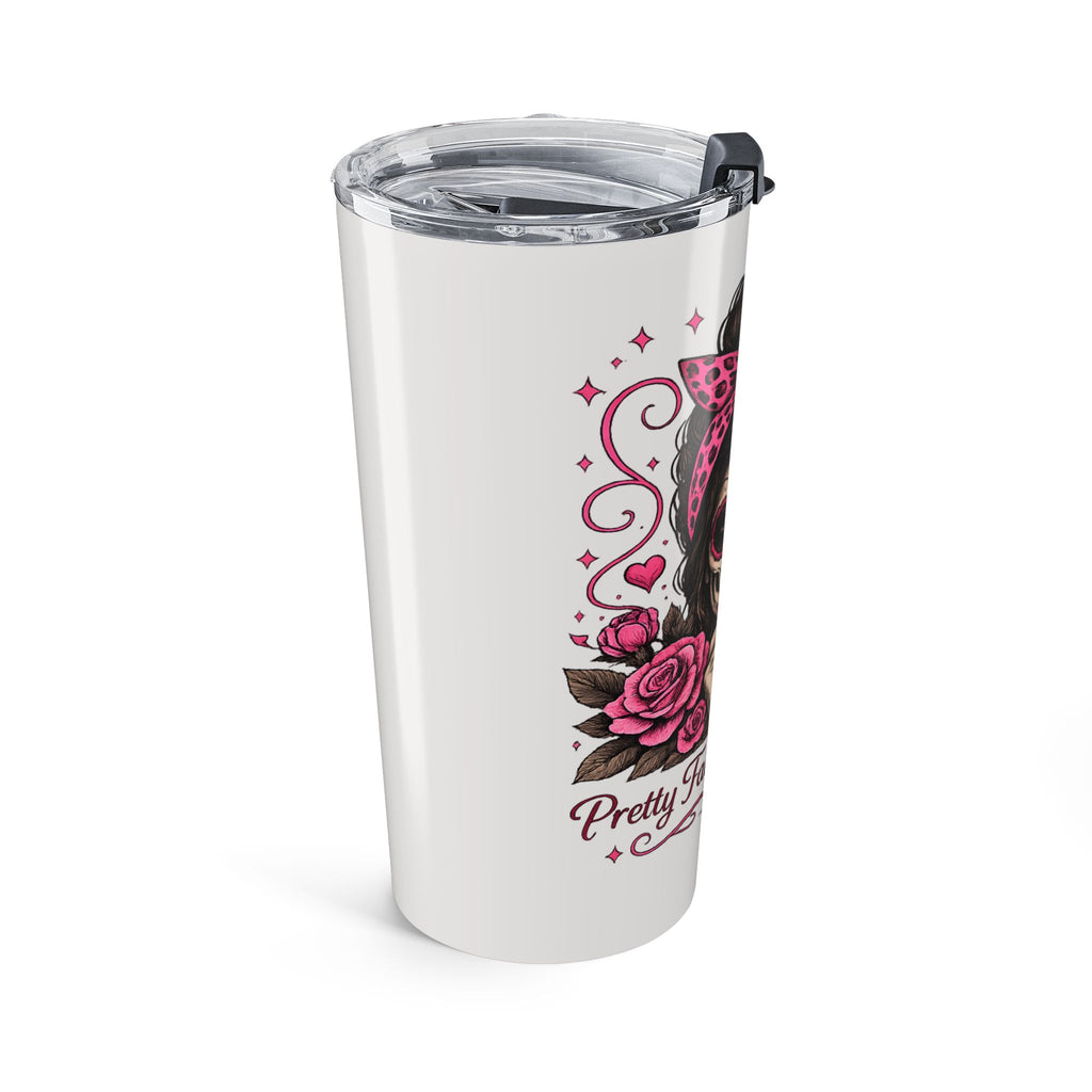 Pretty Face. Strong Soul. 20 oz Skinny Tumbler