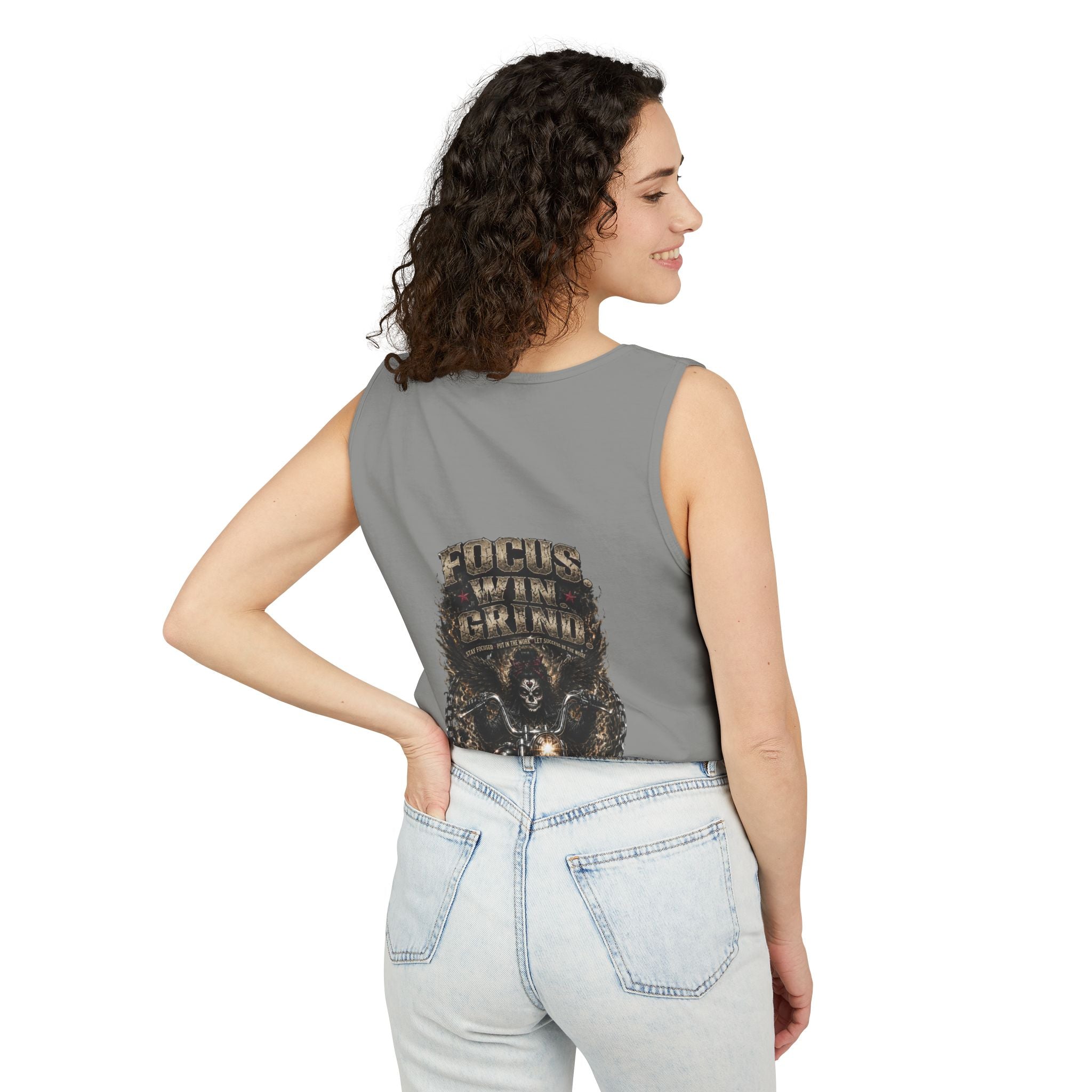 Focus. Win. Grind. Rider Tank