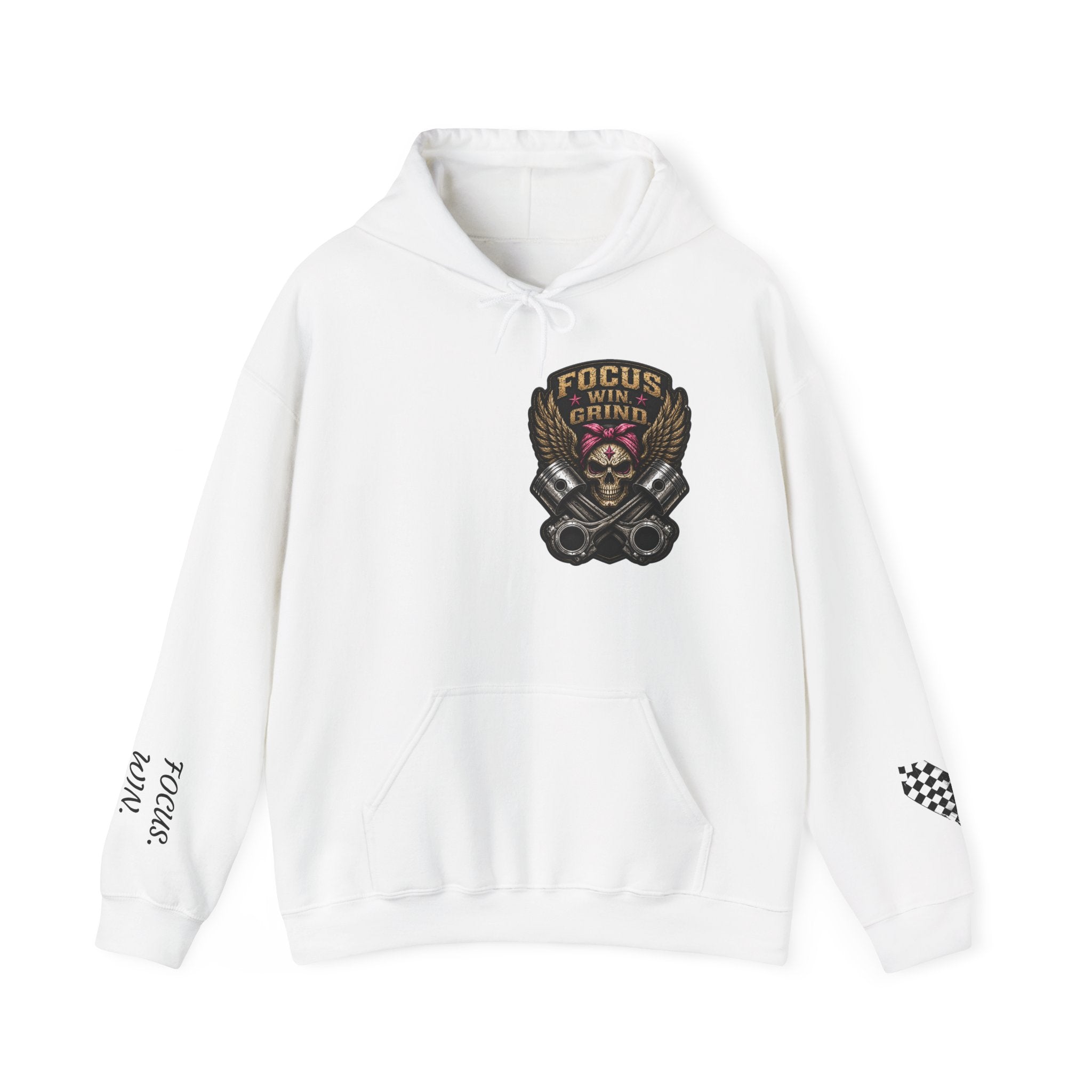 Focus. Win. Grind. Heavy Hoodie