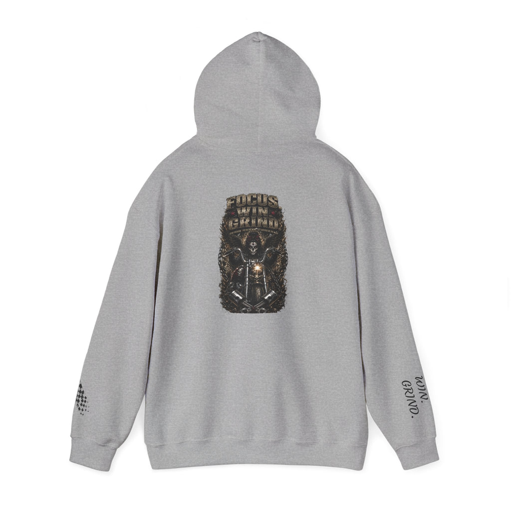Focus. Win. Grind. Heavy Hoodie